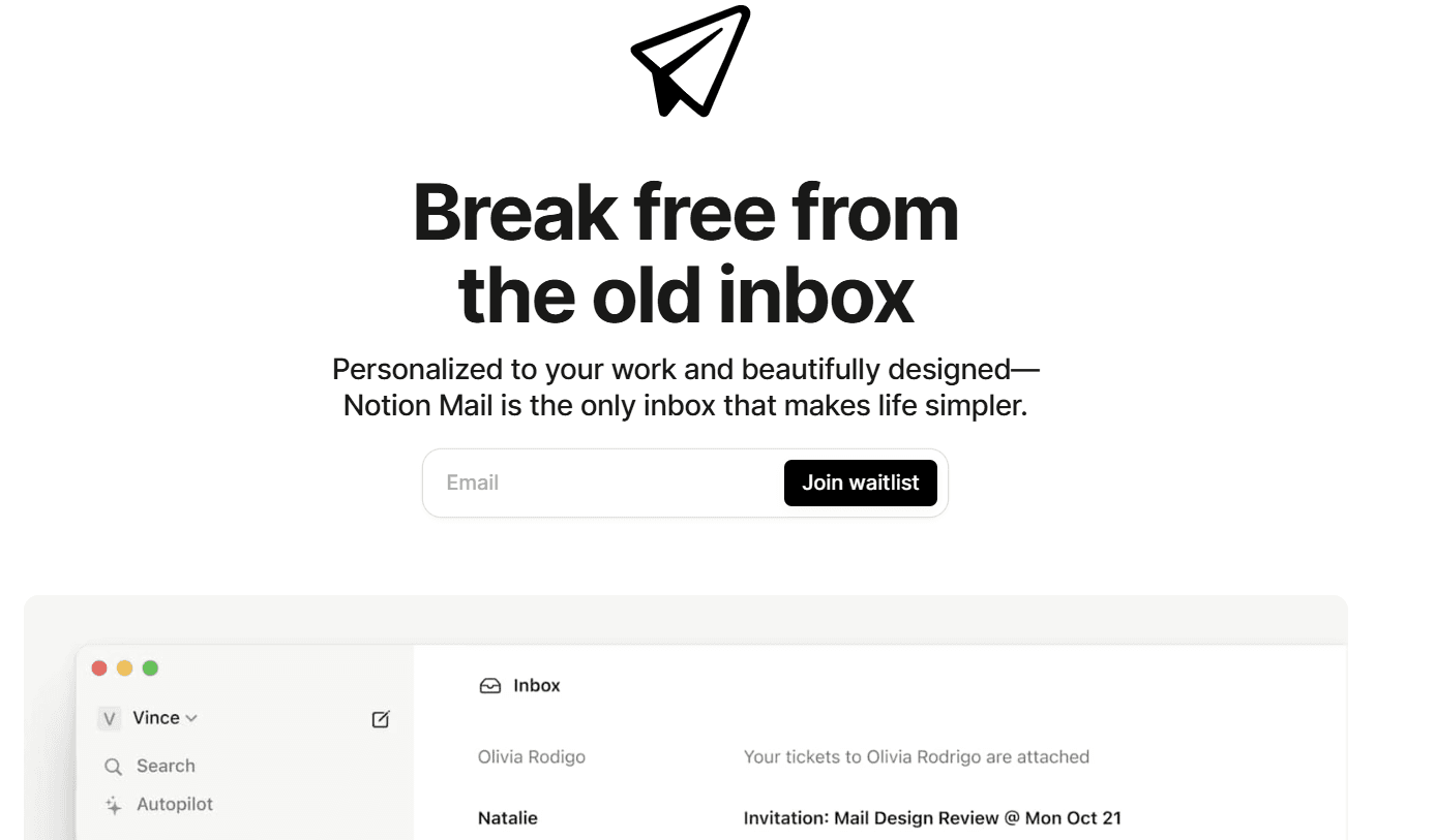 Notion Mail